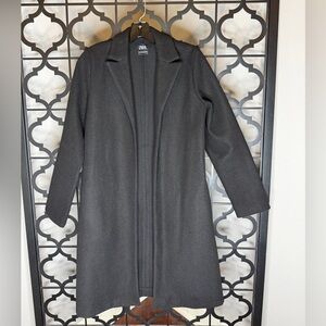 Zara Classic Long Black Coat